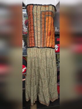 Junglee Billee Strapless Bohemian Dress